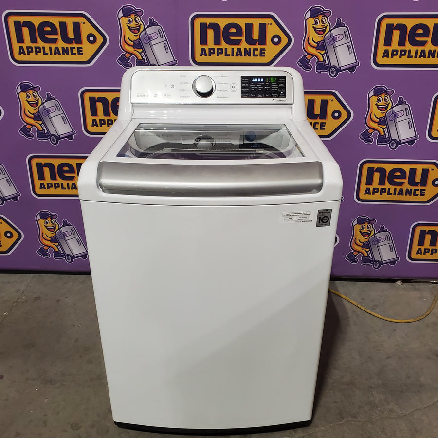 LG 5.0 cu. ft. Smart Top Load Washer with Wi-Fi Enabled in White, ENERGY STAR WT7200CW - Certified Refurbished