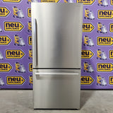 Hisense PureSpace 17.2-cu ft Counter-Depth 32-in Wide Bottom-Freezer Refrigerator in Fingerprint Resistant Stainless Steel 22321471 - HRB171N6ABE - Scratch & Dent (Moderate)