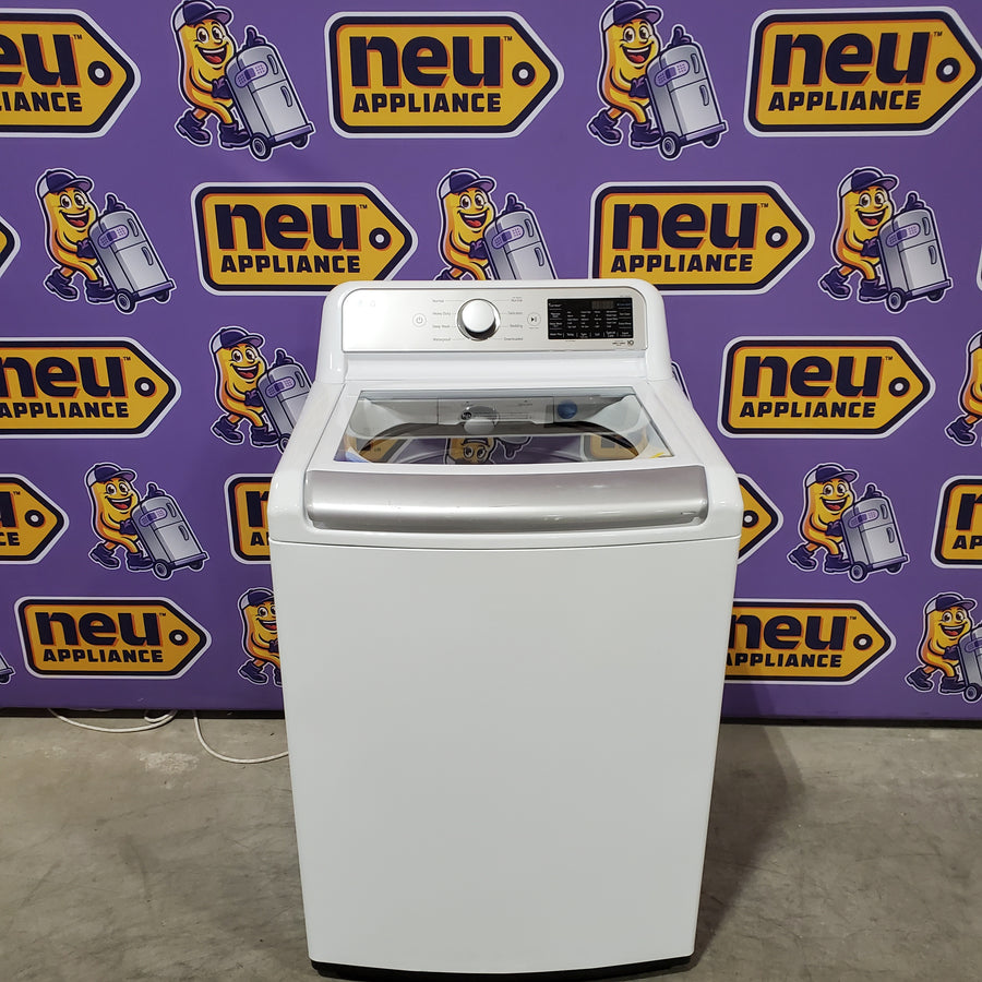 LG 5.5 cu. ft. Mega Capacity Smart Wi-Fi Enabled Top Load Washer with Impeller & TurboWash3D™ Technology WT7400CW - Certified Refurbished