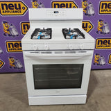 Midea 6.1 cu. ft. 4-Burner Freestanding Gas Range with Steam Cleaning 22442611 -MGR30S2AWW - Scratch & Dent (Minor)
