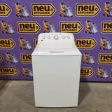 GE White Top Load 4.2 Cu. Ft. Washer with Stainless Steel Basket and Dual Action Agitator GTW460ASJWW - Certified Refurbished