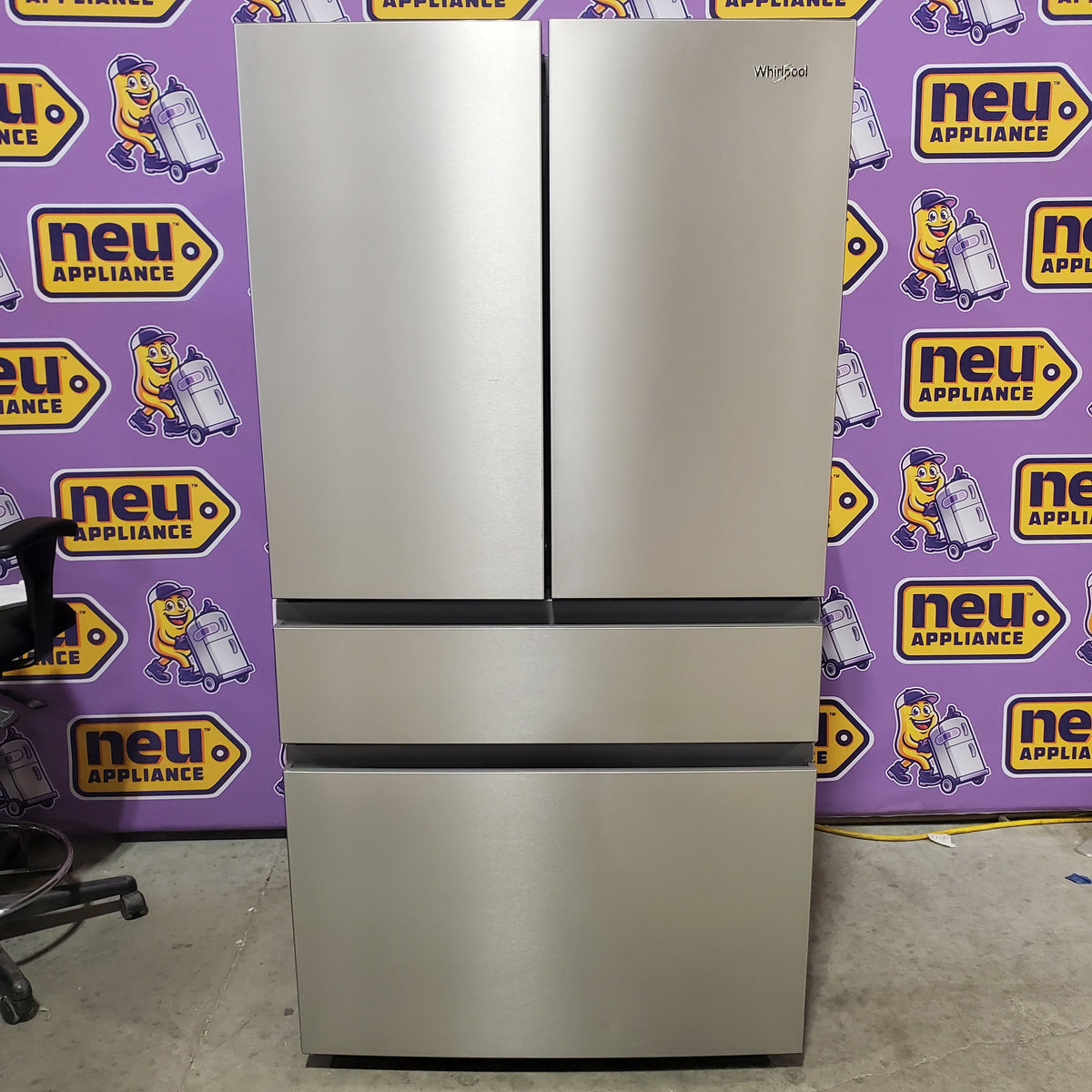Whirlpool® 30 Cu. Ft. Family-Sized Capacity French Door Refrigerator with Flexible Temperature Drawer WRMF3336SZ - Scratch & Dent (Moderate)