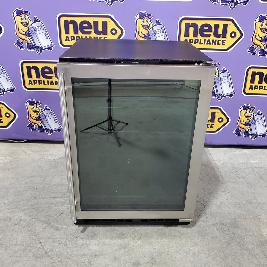 Marvel 24 Inch Built-In Beverage Center with 162 Can and 18 Wine Bottle Capacity, Dynamic Cooling Technology, and Thermal-Efficient Cabinet 11113154 - MLBV224SG01A - Scratch & Dent (Minor)