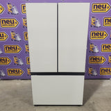 Samsung Bespoke Stainless Steel 3 Door French Door 30 Cu. Ft. Refrigerator with Beverage Center RF30BB660012 - Scratch & Dent (Minor)