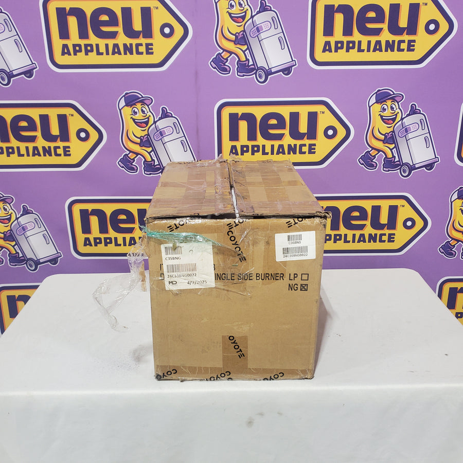 Coyote 12 Inch Built-In Natural Gas Single Side Burner C3SBNG - Open Box