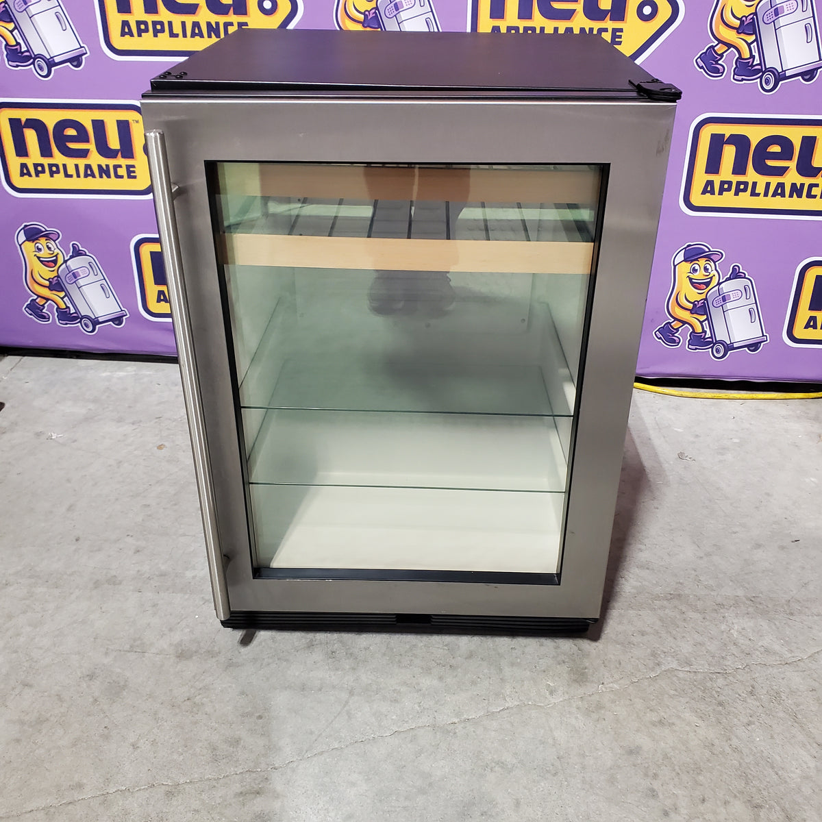 U-Line 1000 Series 16-Bottle Built-In Wine Refrigerator in Stainless Steel U-1024BEVS-00B - Open Box