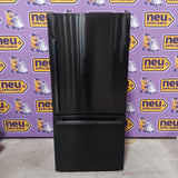 Hisense Black Metallic Steel  17.2 cu. ft. Refrigerator with Bottom Mount Freezer 22321470 - HRB171N6ABE - Scratch & Dent (Moderate)