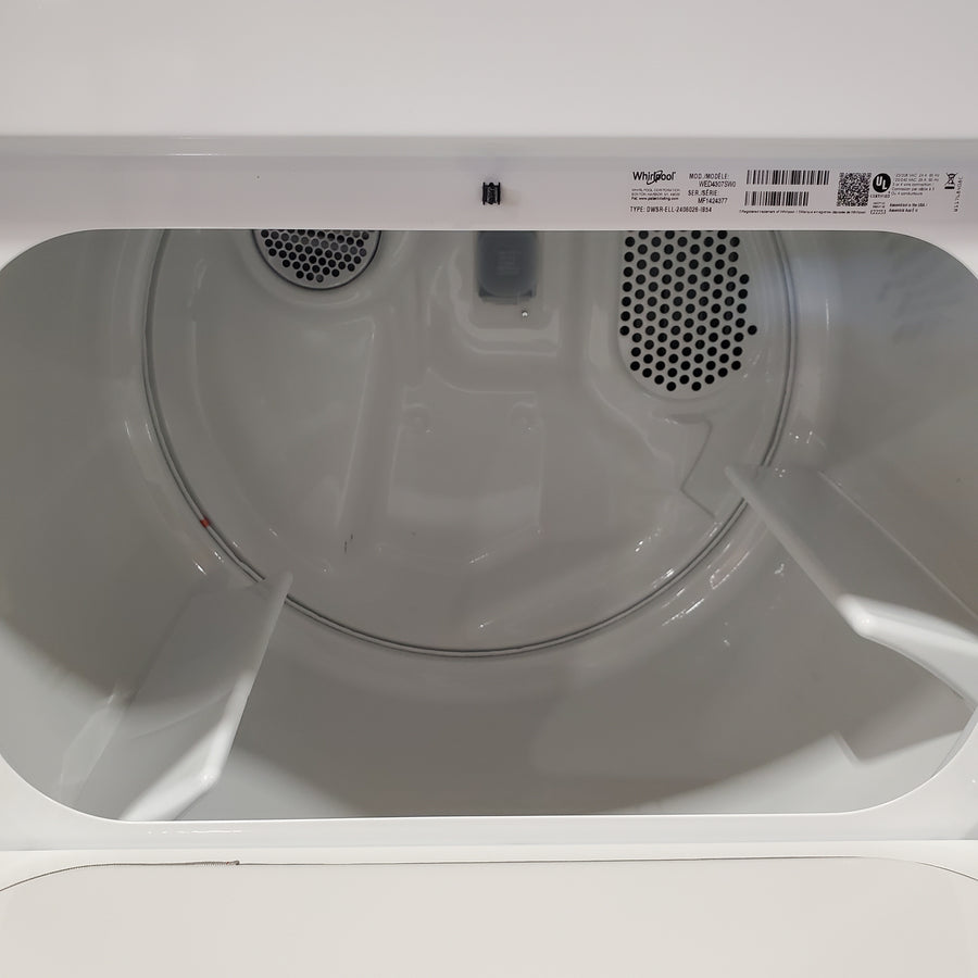 Whirlpool 7.0 cu. ft. Electric Dryer with Adaptive Dry and Wrinkle Shield™ Option WED4307SW - Open Box (Copy)