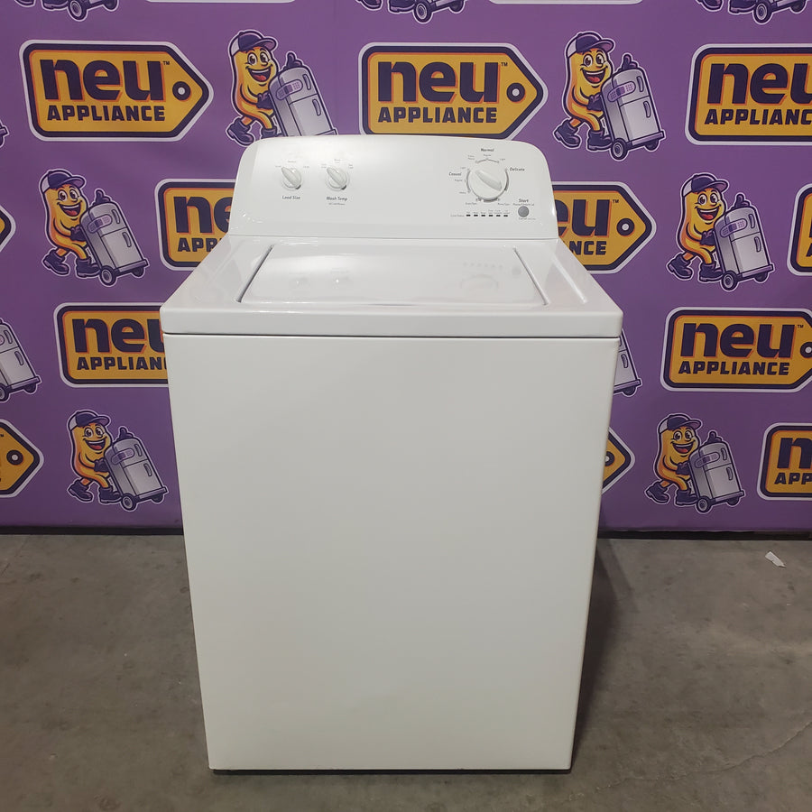 Roper 3.6 cu ft Agitator Top-Load Washer in White RTW4641BQ - Certified Refurbished and Amana 6.5 cu. ft. Electric Dryer with Automatic Cycles NED4600YQ - Certified Refurbished