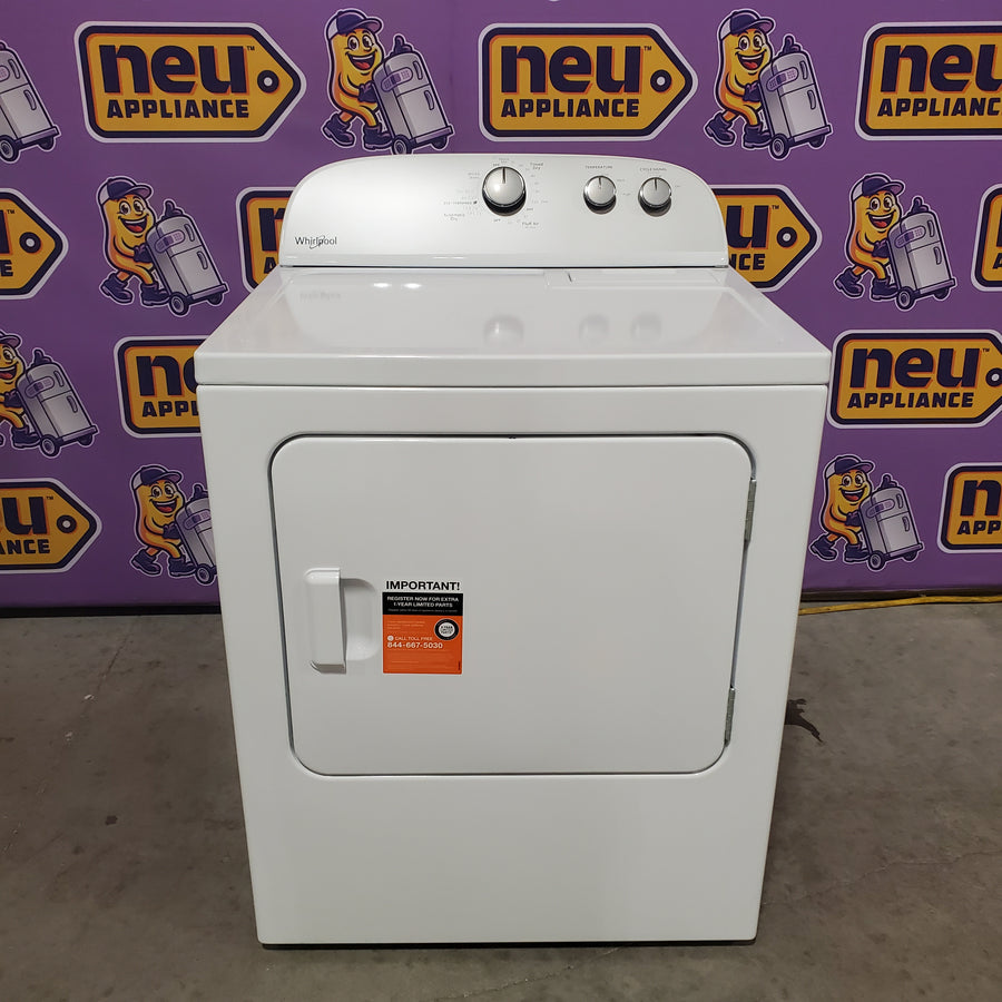 Whirlpool Top Load 3.5 Cu. Ft. Washer with Deep Water Wash Option WTW4816FW - Scratch & Dent (Minor) and Whirlpool Vented 7.0 Cu. Ft. Electric Dryer WED4815EW - Open Box
