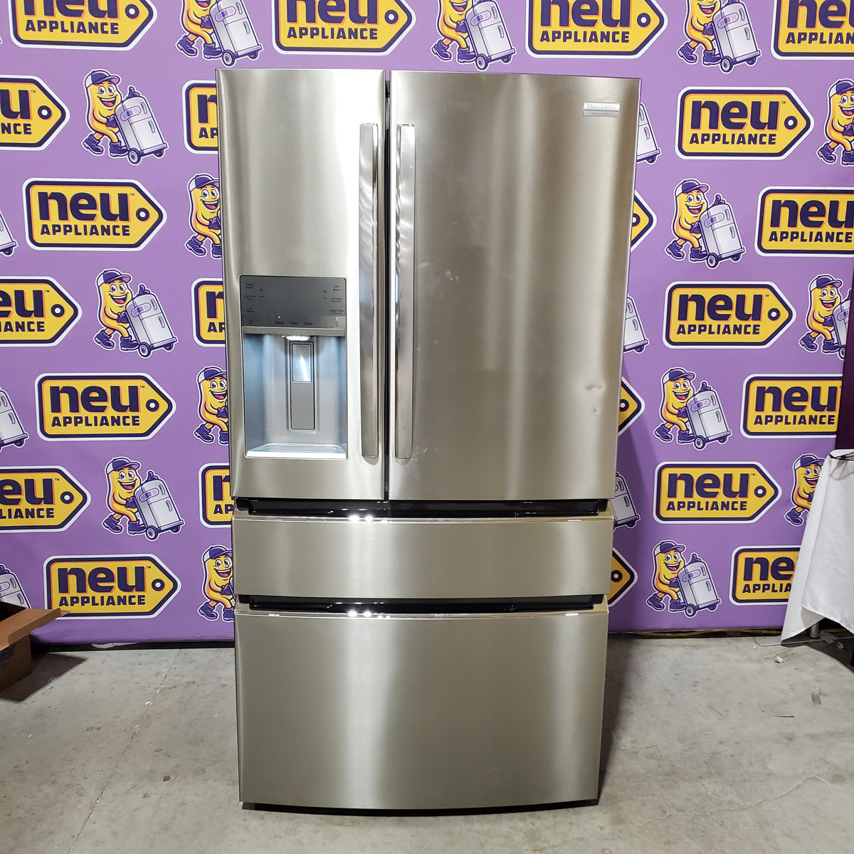 Frigidaire Gallery 22 Cu. Ft. 4-Door Counter-depth French Door Refrigerator with Ice Maker (Fingerprint Resistant Stainless Steel) ENERGY STAR GRMC2273CF - Scratch & Dent (Moderate)