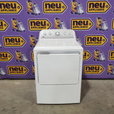 GE White Electric Aluminized Alloy Drum 7.2 Cu. Ft. Dryer with Sensor Dry and Extended Tumble GTD45EASJWS - Certified Refurbished