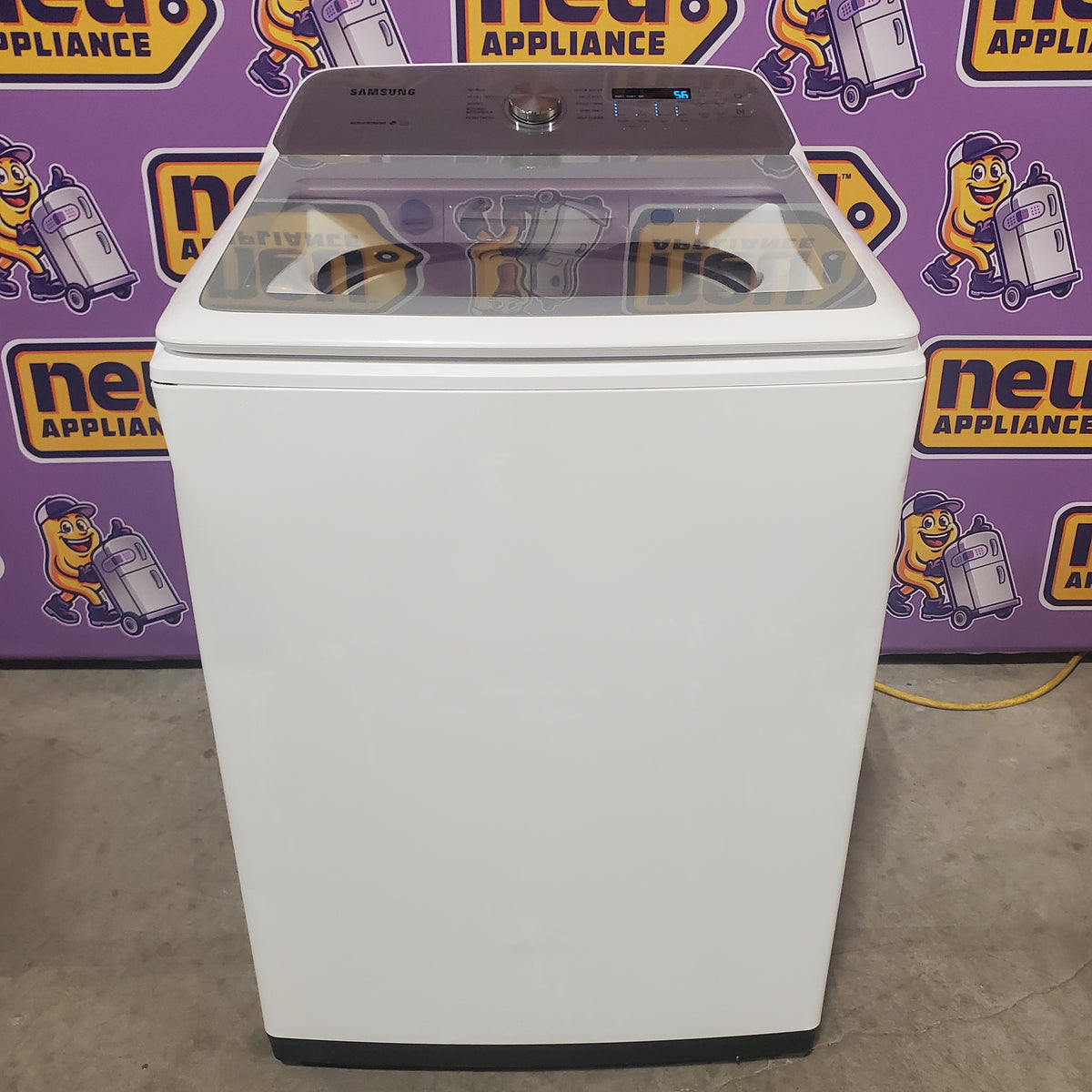 Samsung ENERGY STAR 5.0 cu. ft. Top Load Washing Machine with Active Water Jet 3511219 - WA50R5200AW - Certified Refurbished
