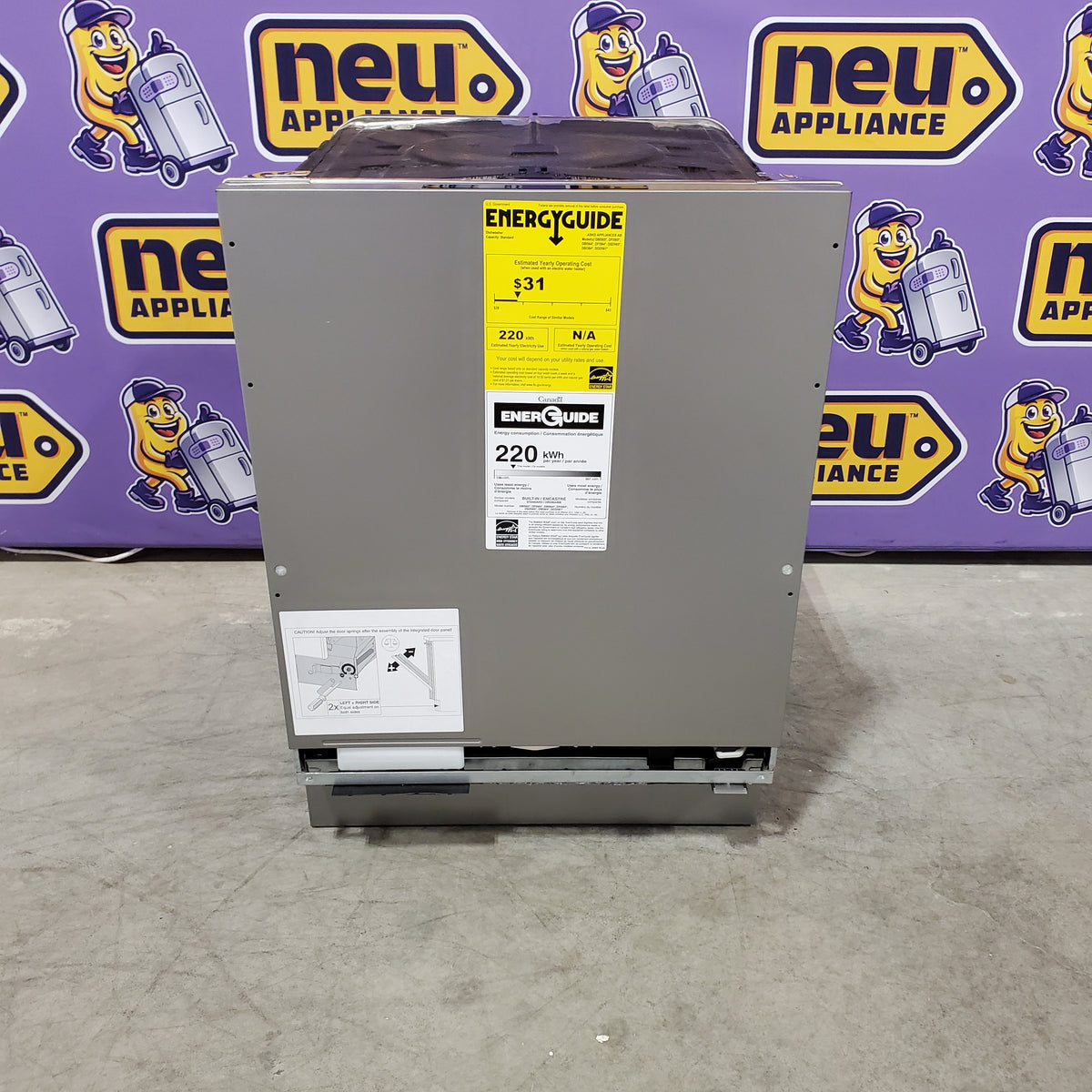 ASKO 40 Series 42 dB XXL Dishwasher with Three-level Flexi Racks™ System and Status Light™ DFI564XXL - Open Box