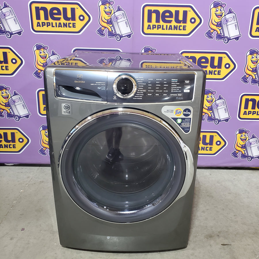 Electrolux Titanium Front Load 600 Series 4.5 Cu. Ft. Washer with Smartboost and Hand Wash Cycle ELFW7637AT - Scratch & Dent (Minor)