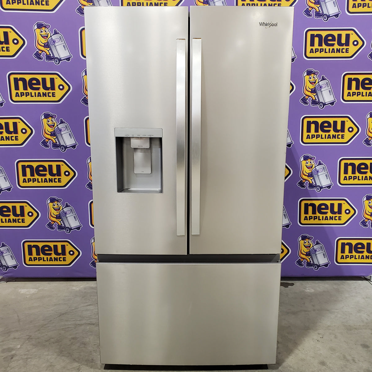 Whirlpool French Door Refrigerator in Fingerprint Resistant Stainless Finish with In-Door Water and Ice Maker - 30 cu. ft. 22442655 - WRFF3536SZ - Scratch & Dent (Minor)