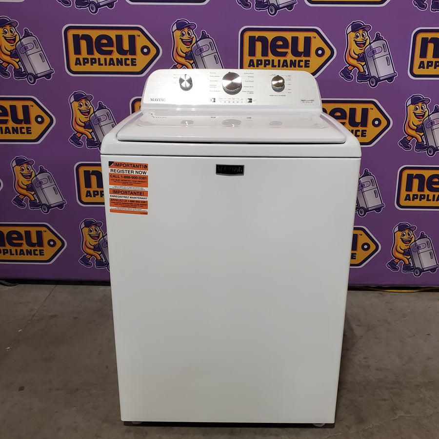 Maytag 4.2 Cu. Ft. Capacity Top Load Washer in White MTW4205SW - Scratch & Dent (Minor)