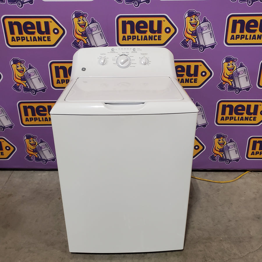 GE 3.8 cu. ft. Capacity Top Load Washer in White GTW220ACKWW - Certified Refurbished