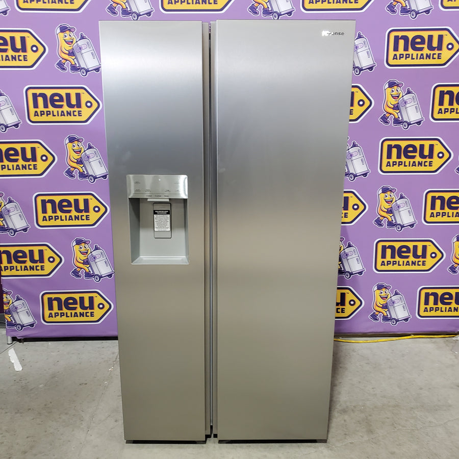Hisense 29.1 cu. ft. Standard Depth Side by Side Refrigerator Stainless Steel HRS290P5FSE - Scratch & Dent (Minor)