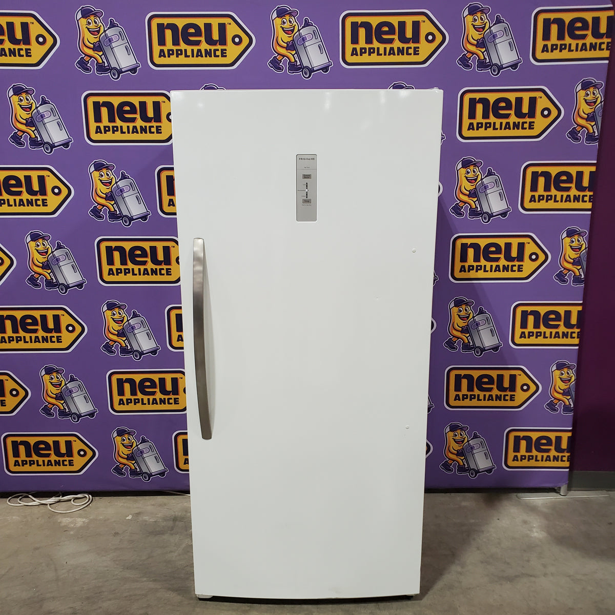 Frigidaire 20 Cu. Ft. ENERGY STAR Garage Ready White Upright Freezer with EvenTemp™ Cooling System FFUE2024AW - Scratch & Dent (Minor)