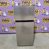 Vissani 4.5 cu. ft. 2-Door Mini Refrigerator in Platinum Steel with Freezer HVDR45PS - Scratch & Dent (Minor)