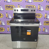 Whirlpool Stainless Steel Electric 30 Inch Range with No Preheat Mode WFES3030RS - Scratch & Dent (Minor)