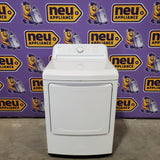 LG 7.3 Cu. Ft. Electric Rear Control Ultra Large Capacity Dryer in White with Sensor Dry DLE6100W - Open Box