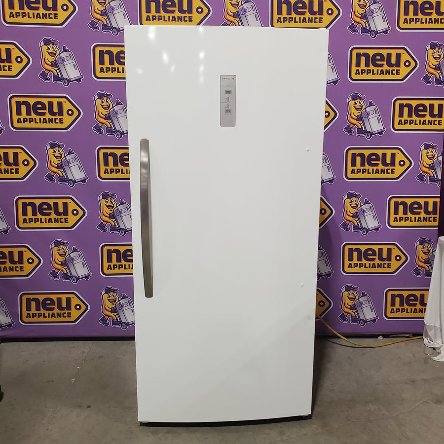 Frigidaire 20 Cu. Ft. ENERGY STAR Garage Ready White Upright Freezer with EvenTemp™ Cooling System FFUE2024AW - Scratch & Dent (Major)