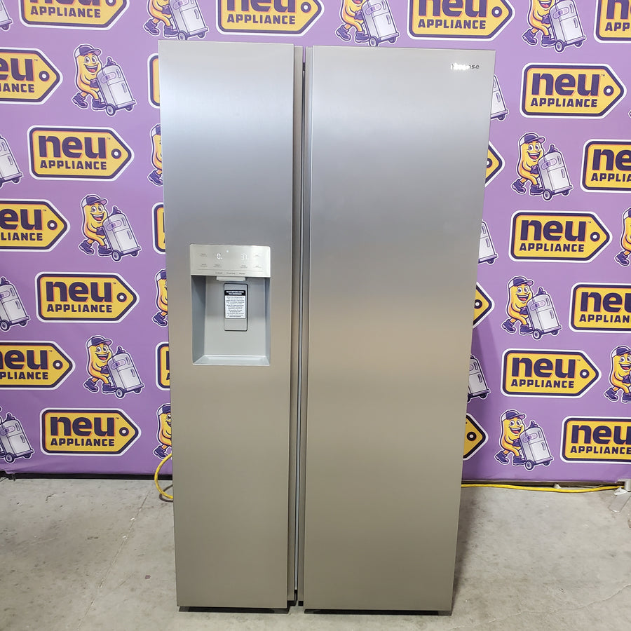 Hisense 29.1 cu. ft. Standard Depth Side by Side Refrigerator Stainless Steel HRS290P5FSE - Scratch & Dent (Minor)