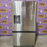 Samsung Bespoke AI Counter-Depth Sphere Ice 26-cu ft 36-in Wide French Door Refrigerator with Dual Ice Maker (Fingerprint Resistant Stainless Steel) ENERGY STAR Certified RF70F27SER - Scratch & Dent (Moderate)