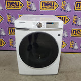 Samsung 4.5 cu. ft. Large Capacity Smart Front Load Washer with Super Speed Wash in White WF45B6300AW - Scratch & Dent (Minor)