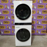 LG Front Load Wash Tower with Center Control 4.5 Cu. Ft. Washer and 7.4 Cu. Ft. Dryer WKE100HWA - Scratch & Dent (Moderate)