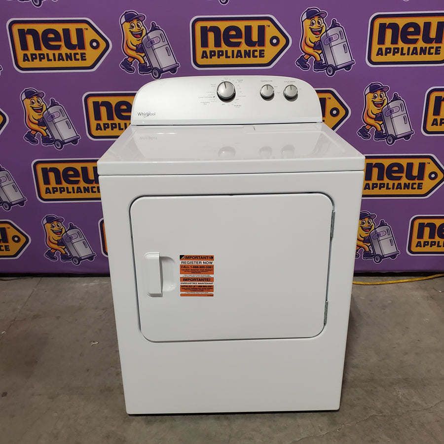 Whirlpool White Electric Extra Large 7.0 Cu. Ft. Dryer with Wrinkle Shield 22142781 - WED4815EW - Open Box