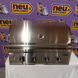 Coyote CL-Series 36-in 4-Burner Built-In Natural Gas Grill w/ Lift-Assist Hood & Safety Valve C3CL36NG - Scratch & Dent (Moderate)