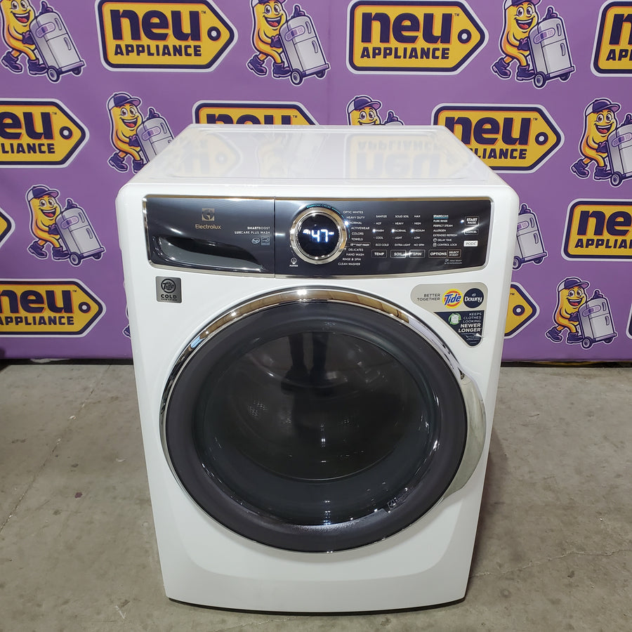 Electrolux 4.5 Cu.Ft. Stackable Front Load Washer with Steam and SmartBoost Wash System ELFW7637AW - Scratch & Dent (Minor)