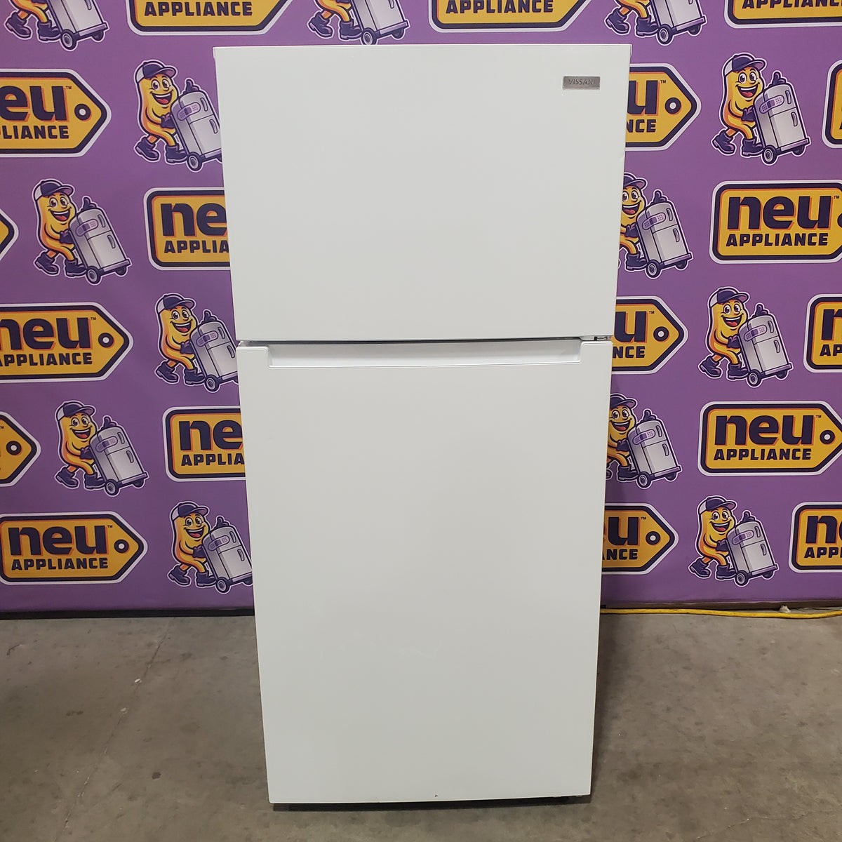 Vissani 14.2 cu. ft. Top Freezer Refrigerator in White, Garage Ready MDTF14WH5 - Scratch & Dent (Minor)