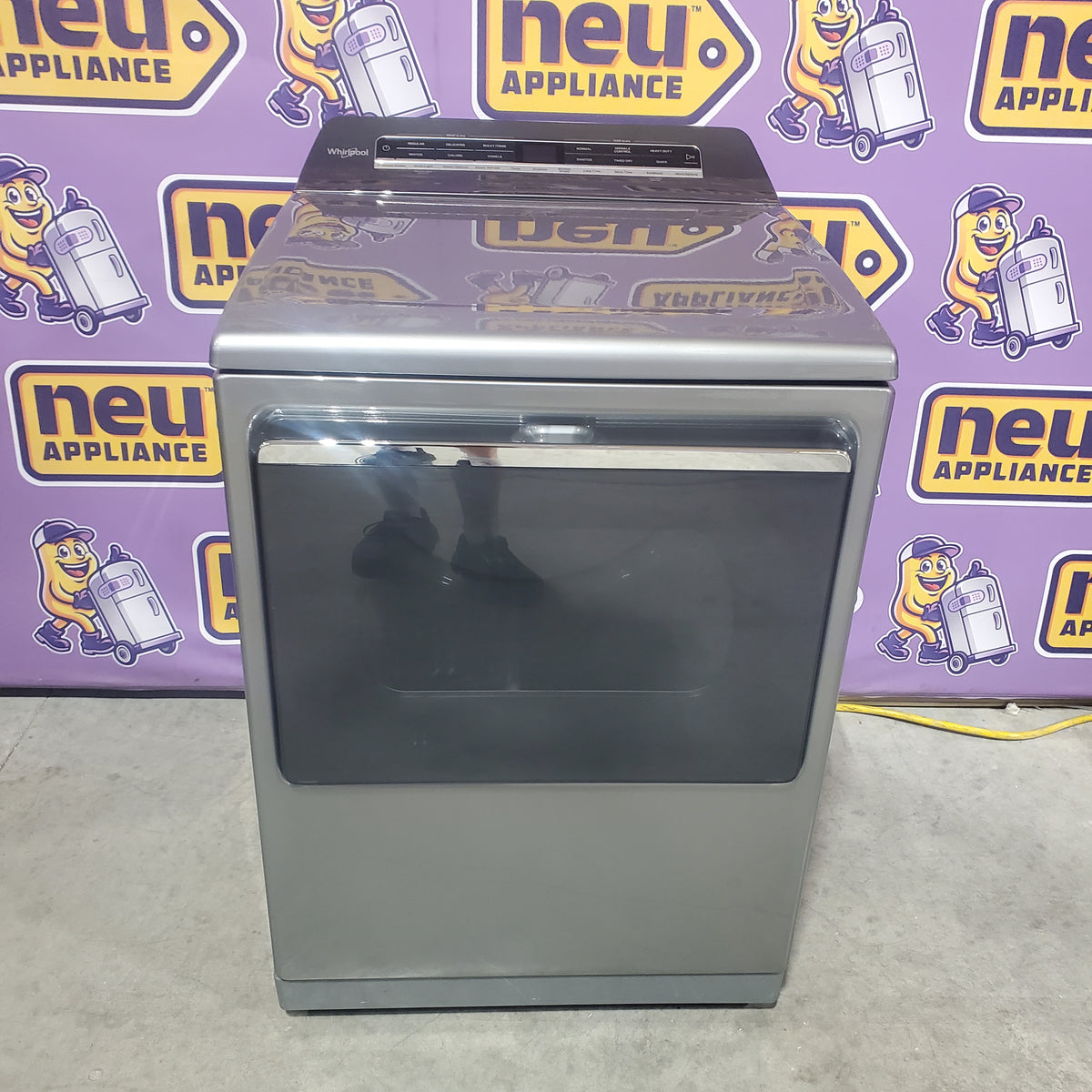 Whirlpool Top Load Electric 7.4 Cu. Ft. Dryer with Advanced Moisture Sensing and Wrinkle Shield Technology WED8127LC - Scratch and Dent (Minor)