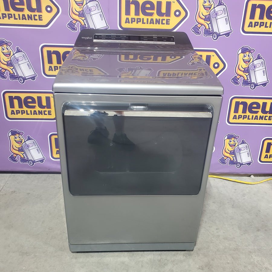 Whirlpool Top Load Electric 7.4 Cu. Ft. Dryer with Advanced Moisture Sensing and Wrinkle Shield Technology WED8127LC - Scratch and Dent (Minor)