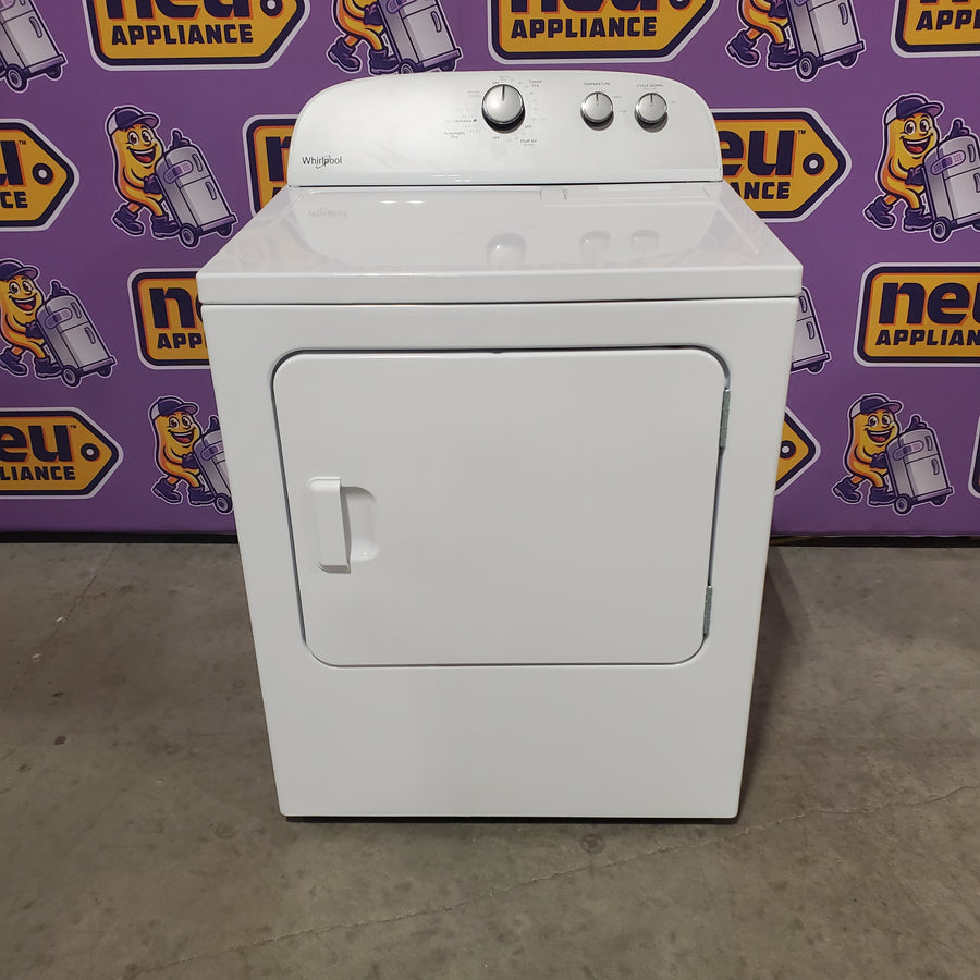 Whirlpool White Electric Extra Large 7.0 Cu. Ft. Dryer with Wrinkle Shield WED4815EW - Open Box