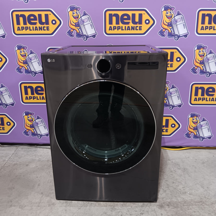 LG 4.5 cu. ft. Smart Front Load Washer with TurboWash® 360° and ezDispense® WM5700HVA - Scratch & Dent (Moderate) and 7.4 cu. ft. Ultra Large Capacity Smart Front Load Electric Dryer with Built-In Intelligence & TurboSteam® 16275 - DLEX6700B - Open Box