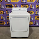 LG 7.3 Cu. Ft. Electric Rear Control Ultra Large Capacity Dryer in White with Sensor Dry 22442642 - DLE6100W - Open Box