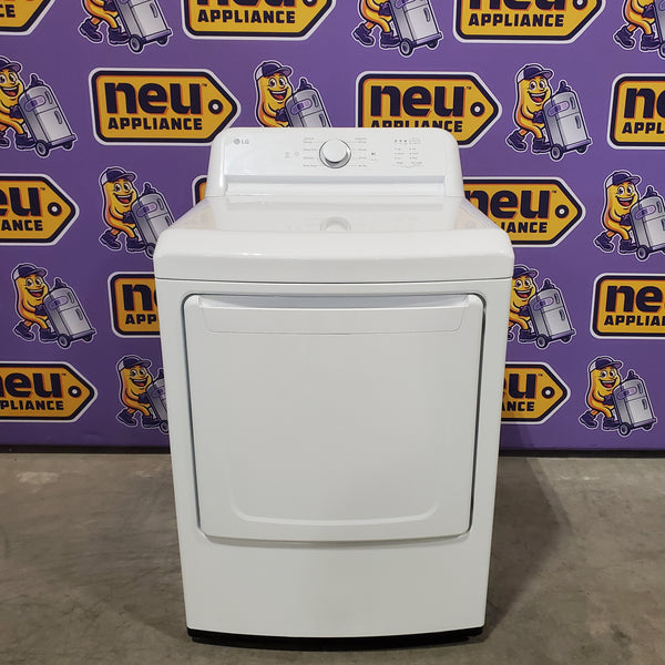 LG 7.3 Cu. Ft. Electric Rear Control Ultra Large Capacity Dryer in White with Sensor Dry 22442642 - DLE6100W - Open Box