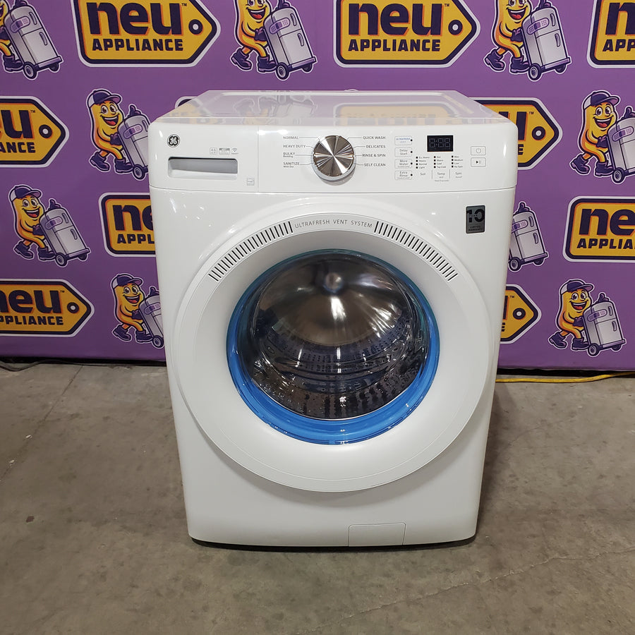 GE® ENERGY STAR® 4.6 cu. ft. Capacity Smart Front Load Washer with UltraFresh Vent System with OdorBlock™ GFW350SSYWW - Scratch & Dent (Minor)