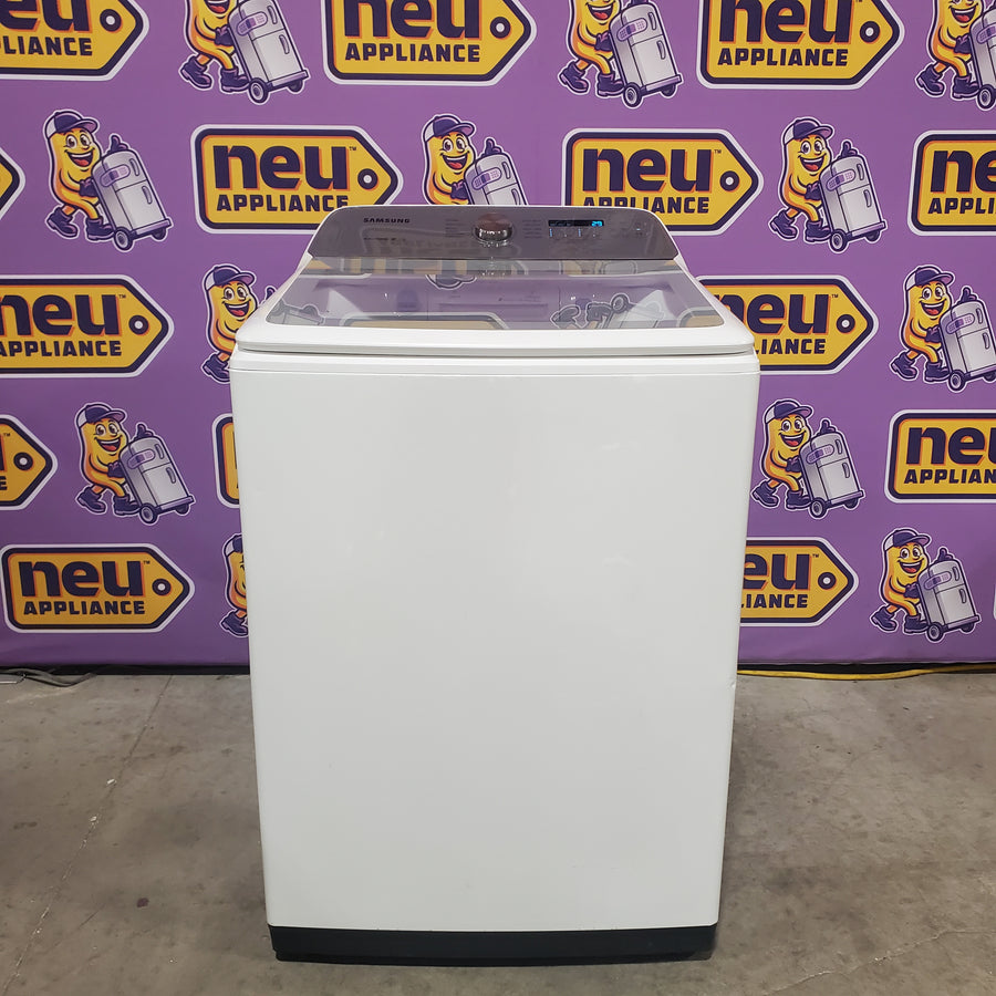 Samsung ENERGY STAR 5.0 cu. ft. Top Load Washing Machine with Active Water Jet WA50R5200AW - Certified Refurbished