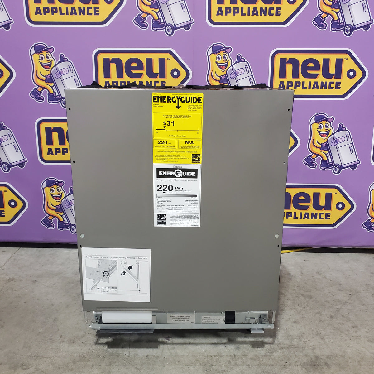 ASKO 50 Series Fully-Integrated Panel Ready Built-In Smart Dishwasher DFI565 - Open Box