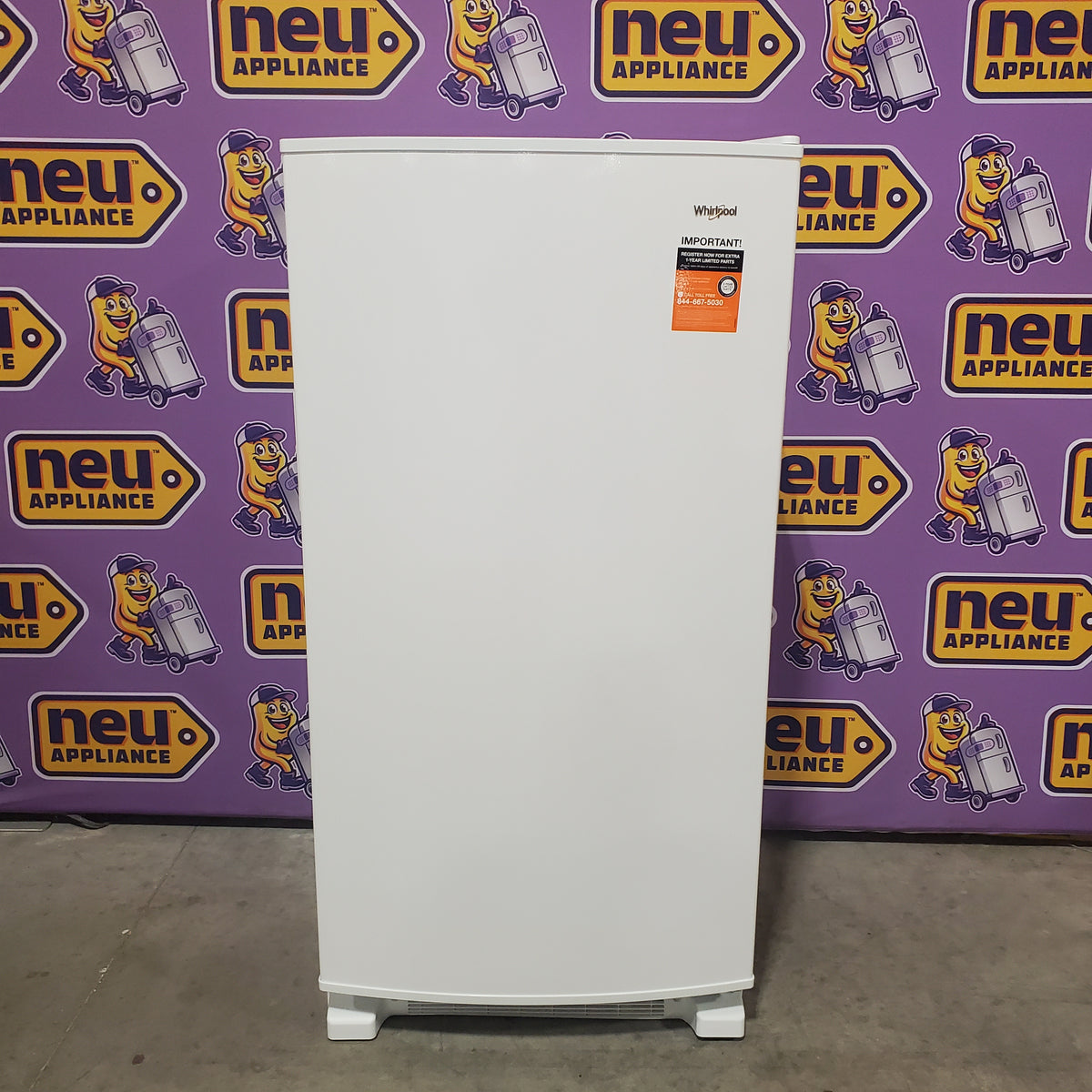 Whirlpool 16 cu. ft. Upright Freezer with LED Lighting WZF34X16DW - Open Box