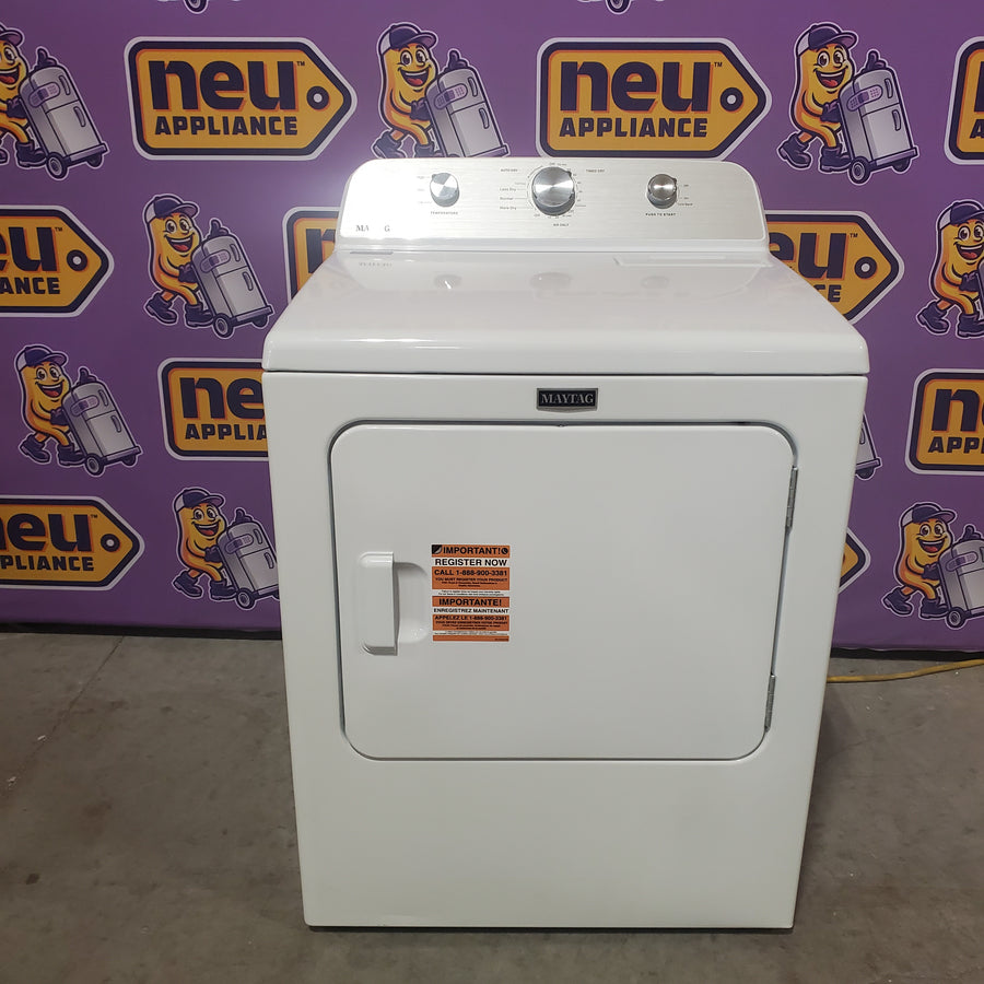 Maytag 4.5 cu. ft. Capacity Top Load Washer with Power™ Agitator and Deep Fill MVW4505MW - Open Box and Maytag 7.0 cu. ft. Capacity Top Load Electric Wrinkle Prevent Dryer 16321 - MED4500MW - Scratch & Dent (Minor)
