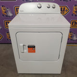 Whirlpool White Electric Extra Large 7.0 Cu. Ft. Dryer with Wrinkle Shield WED4815EW - Scratch & Dent (Minor)