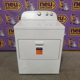 Whirlpool White Electric Extra Large 7.0 Cu. Ft. Dryer with Wrinkle Shield WED4815EW - Scratch & Dent (Minor)