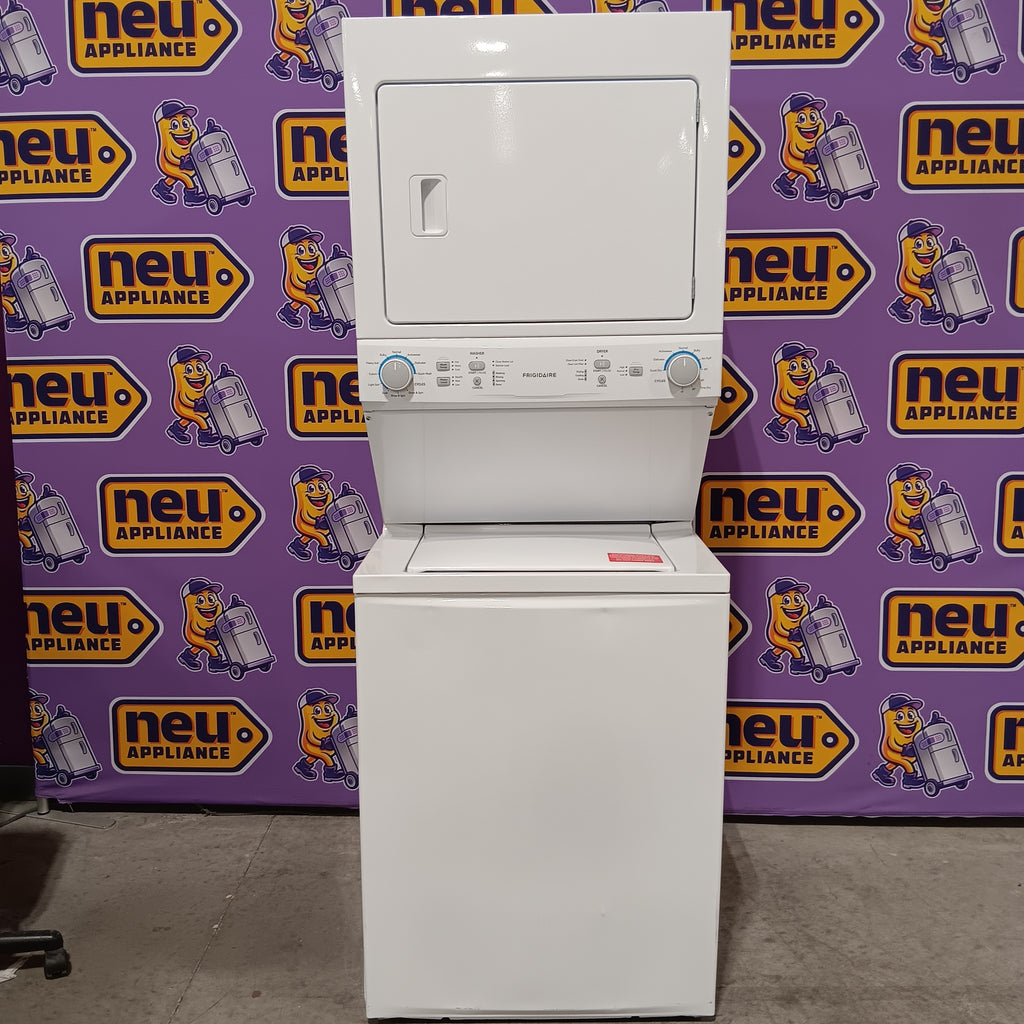 Frigidaire Electric Washer/Dryer Laundry Center - 3.9 Cu. Ft Washer and 5.5 Cu. Ft. Dryer 22442629 - FLCE7522AW - Scratch & Dent (Moderate)